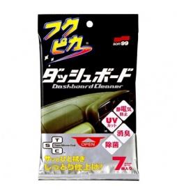 Soft99 Fukupika Dashboard Cloth - ściereczki antystatyczne do kokpitu 7 szt.