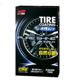 Soft99 Water-Based Tire Coating Pure Shine 100ml - preparat do pielęgnacji opon