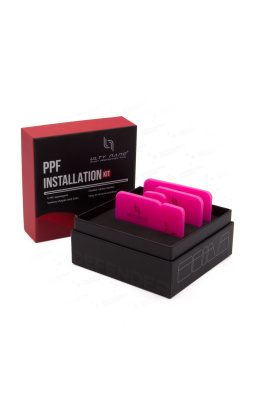 Ulty Nano PPF Installation Kit Pink 5 szt. - rakle do folii - 1