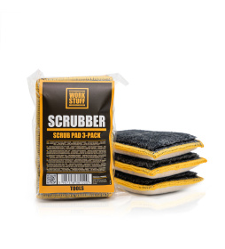 Work Stuff Scrubber Scrub Pad 3-pack - dwustronny pad do czyszczenia wnętrza
