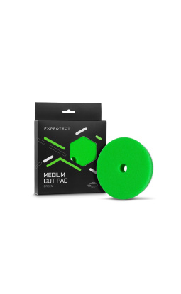 FX Protect Medium Cut Pad Green 125mm - otwarto-komórkowy pad średnio tnący - 1