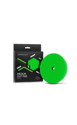 FX Protect Medium Cut Pad Green 150mm - otwarto-komórkowy pad średnio tnący - 1