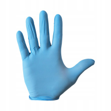 Nitrylove Turkus XL 100szt - niebieskie rękawice jednorazowe nitrylowe - 2