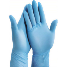 Nitrylove Turkus XL 100szt - niebieskie rękawice jednorazowe nitrylowe - 3