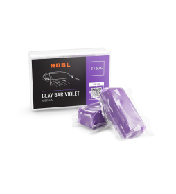 ADBL Clay Bar Violet 2x50g - średnio twarda glinka do lakieru