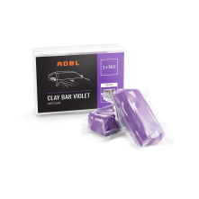 ADBL Clay Bar Violet 2x50g - średnio twarda glinka do lakieru - 1