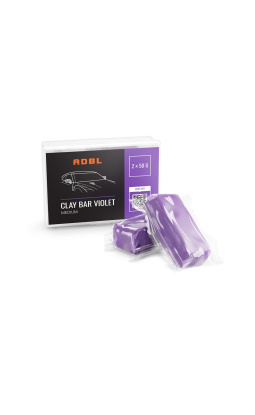 ADBL Clay Bar Violet 2x50g - średnio twarda glinka do lakieru - 1