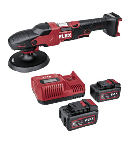 Flex PE 150 18-EC Set - akumulatorowa polerka rotacyjna 18V